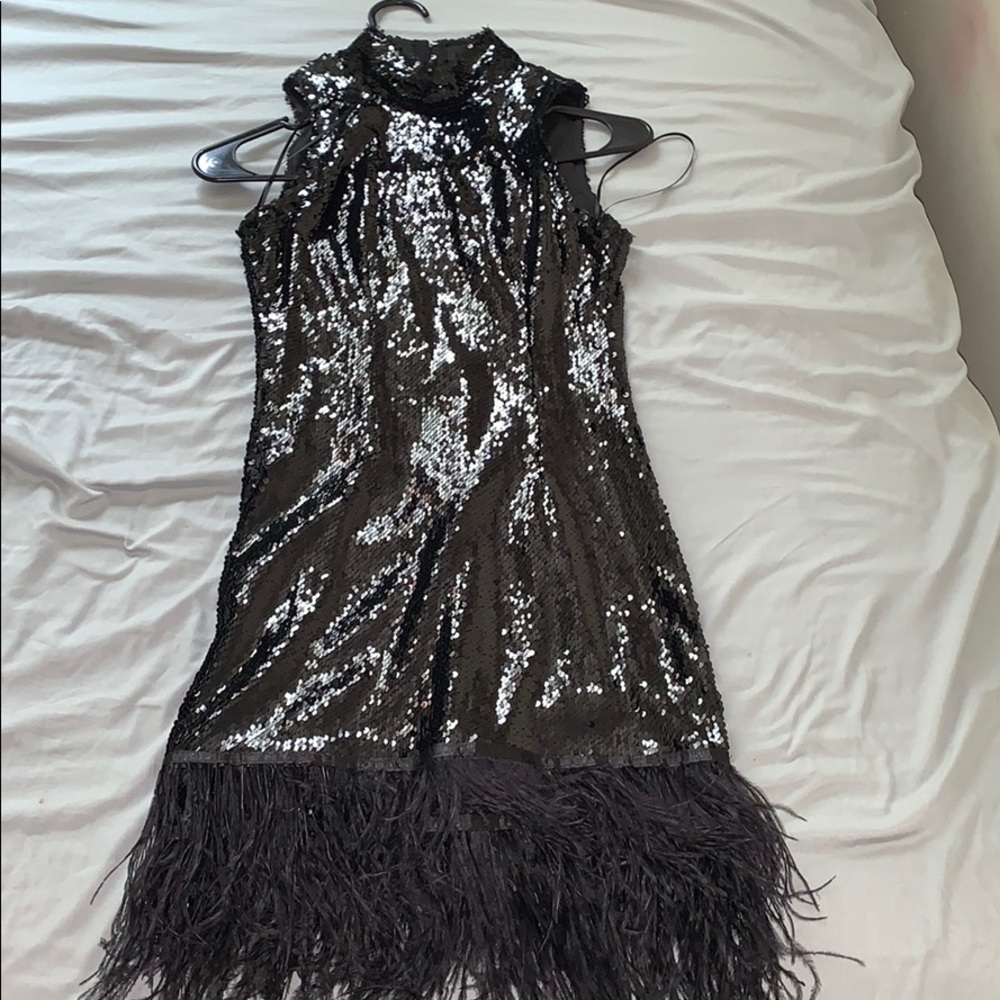 Black sequence dresss